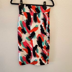 Womens Multicolor Antonio Melani Pencil Skirt Size 0 Spring Summer Skirt